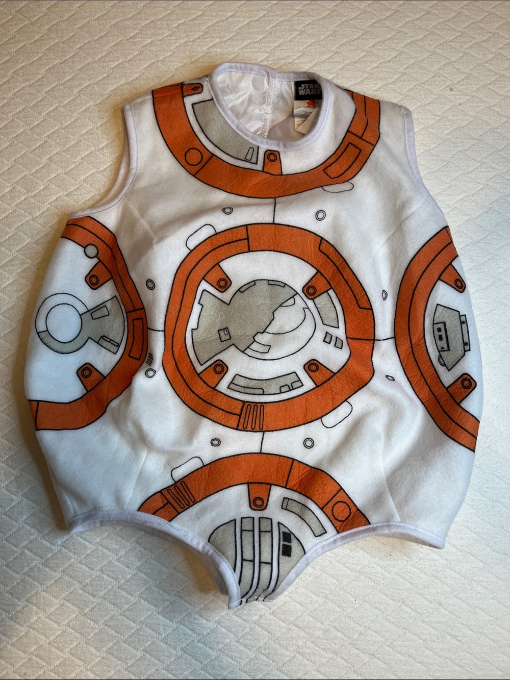 Star Wars BB-8 White & Orange Kids Halloween Costume, 3T-4T